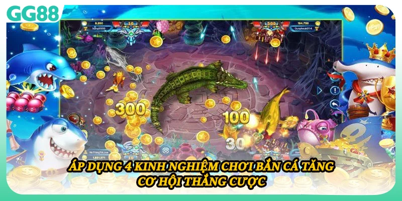 Áp dụng 4 kinh nghiệm chơi bắn cá tăng cơ hội thắng cược